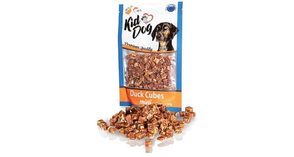 KIDDOG mini kostičky z kachního masíčka a tresky 80 g