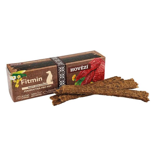 Fitmin Purity Snax Stripes Hovězí pochoutka pro psy 35 g